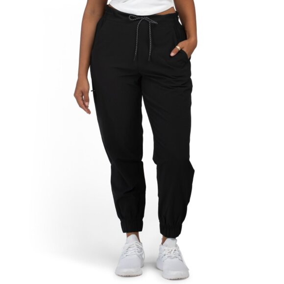 EDDIE BAUER Black Drawstring Poplar Joggers - Picture 1 of 2